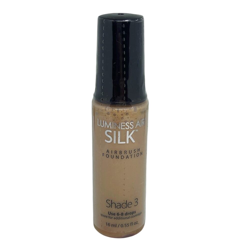 Luminess SHADE 3 Silk Airbrush Foundation Makeup Primer Moisturizer Concealer